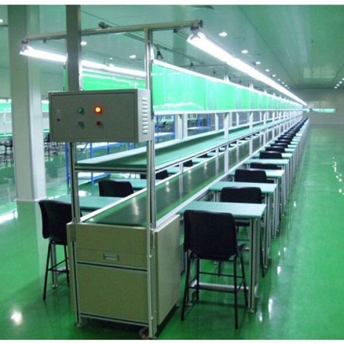 奥科新材料1688资料库设备介绍，皮带流水线工作台